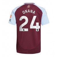 Aston Villa Amadou Onana #24 Replica Home Shirt 2024-25 Short Sleeve